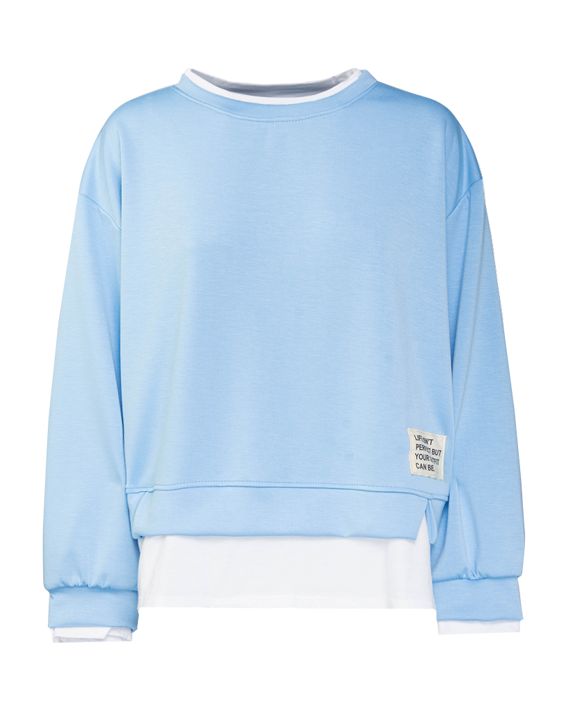 Soft Jersey Pullover doppelter Bund Soft Jersey Pullover doppelter Bund