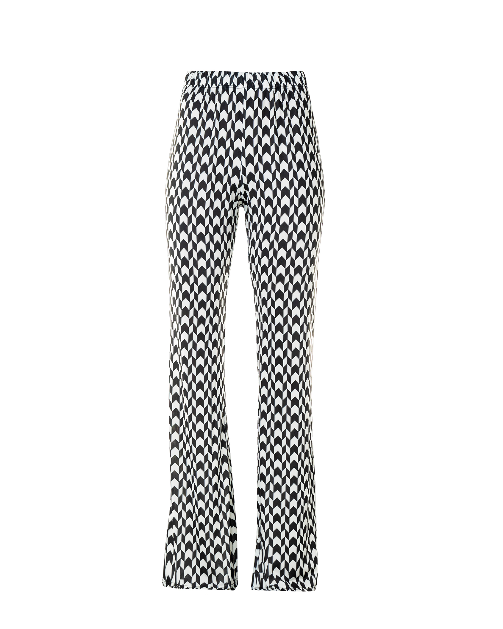 Print Legging-Hose mit Schlag