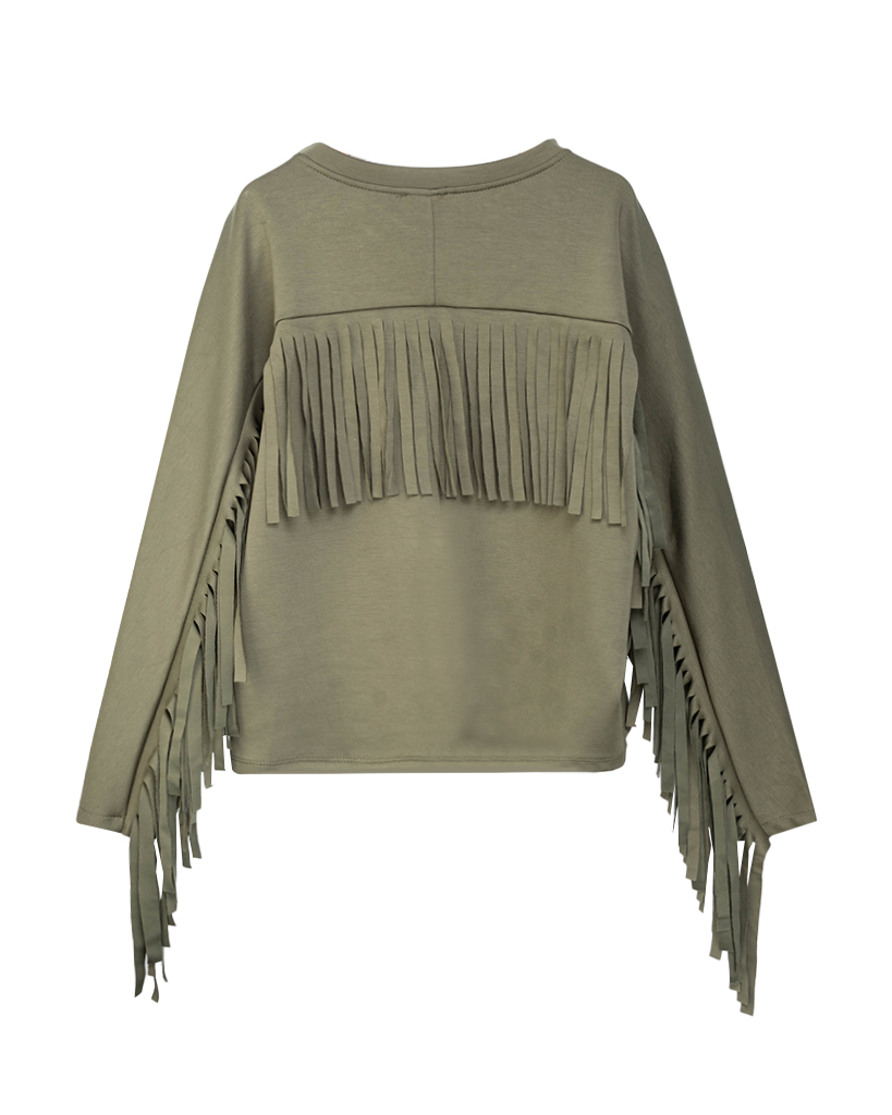 Soft Jersey Franzen Pullover