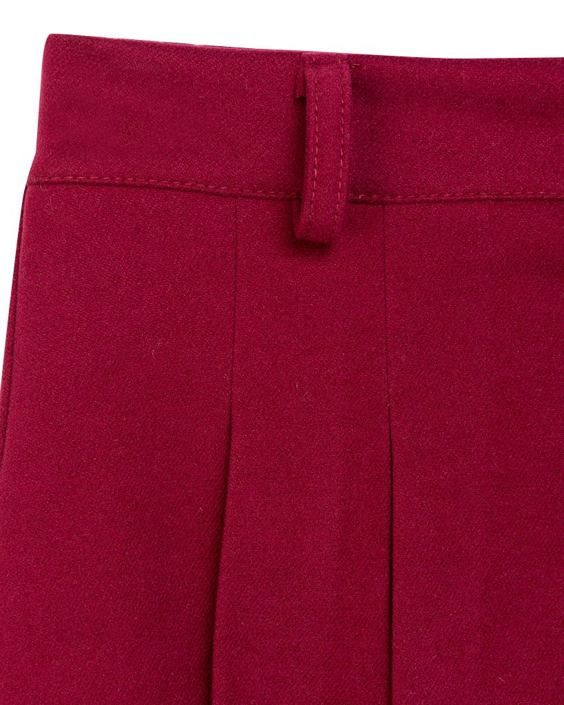 Skort Velour Kellerfalte Skort Velour Kellerfalte