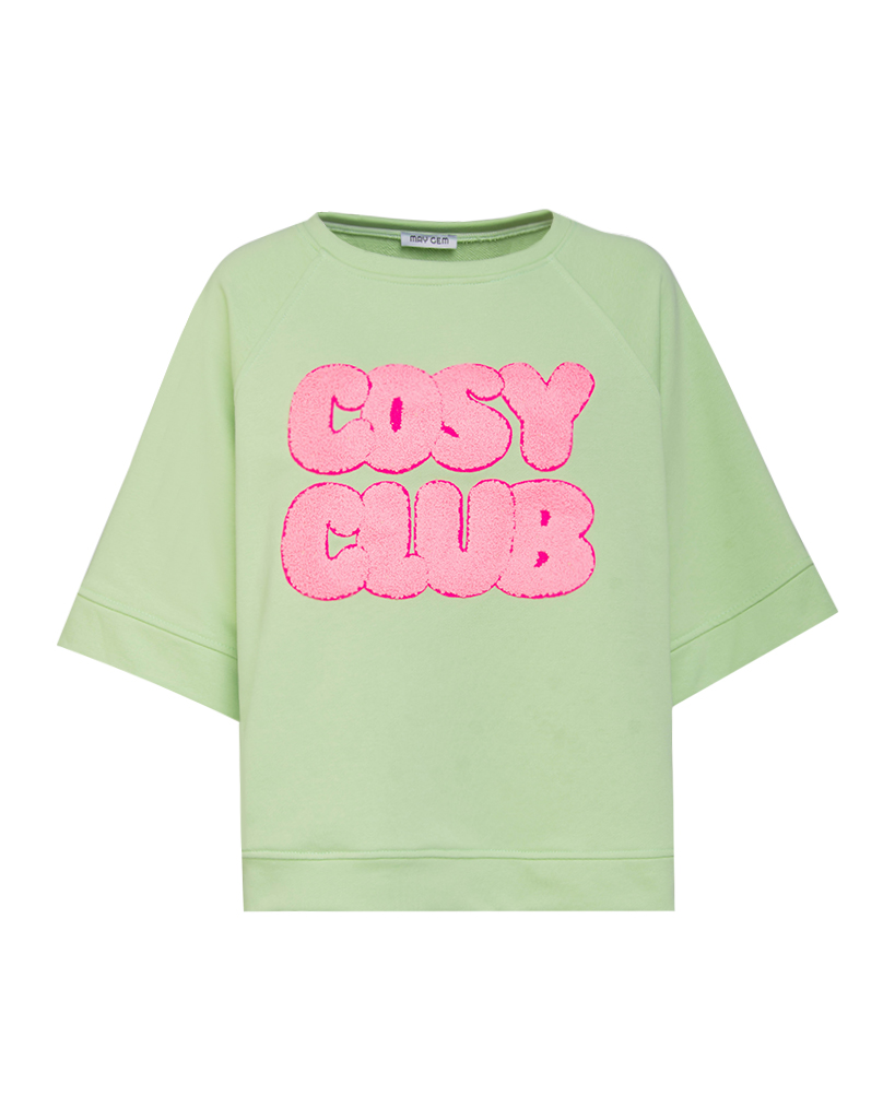 Sweatshirt kurzarm "COSY CLUB"