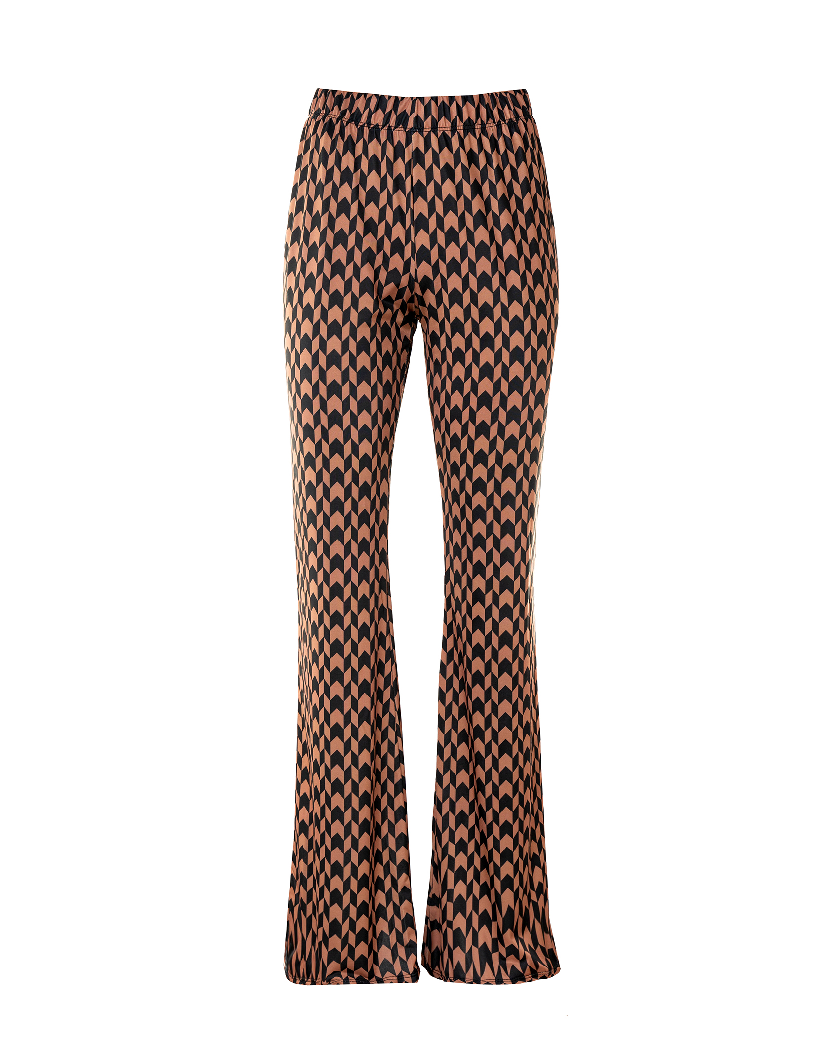 Print Legging-Hose mit Schlag Print Legging-Hose mit Schlag