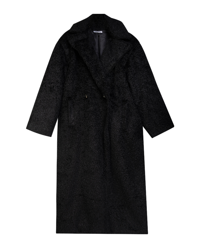 Oversize Kurzfell Mantel Oversize Kurzfell Mantel