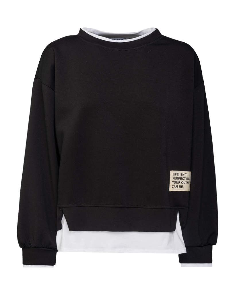 Soft Jersey Pullover doppelter Bund Soft Jersey Pullover doppelter Bund