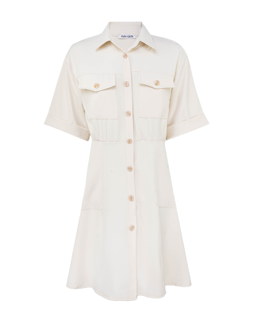 Midi Kleid mit Taschen Midi Kleid mit Taschen