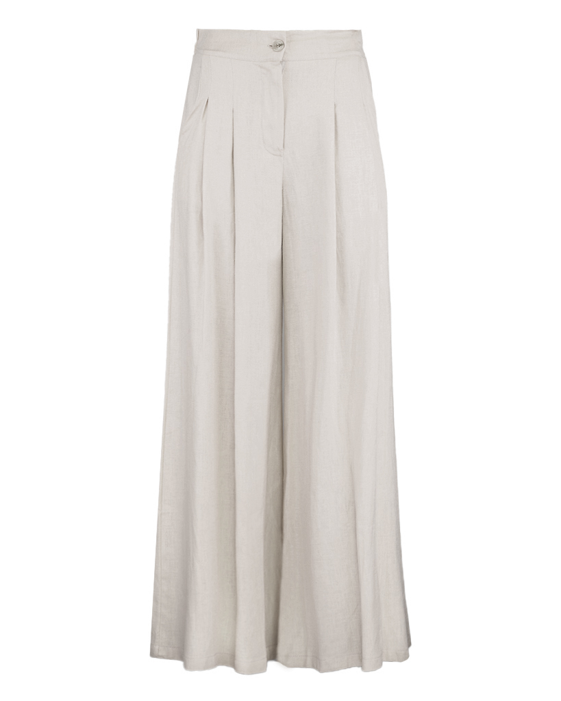 Leinen-Hose mit weitem Bein Leinen-Hose mit weitem Bein