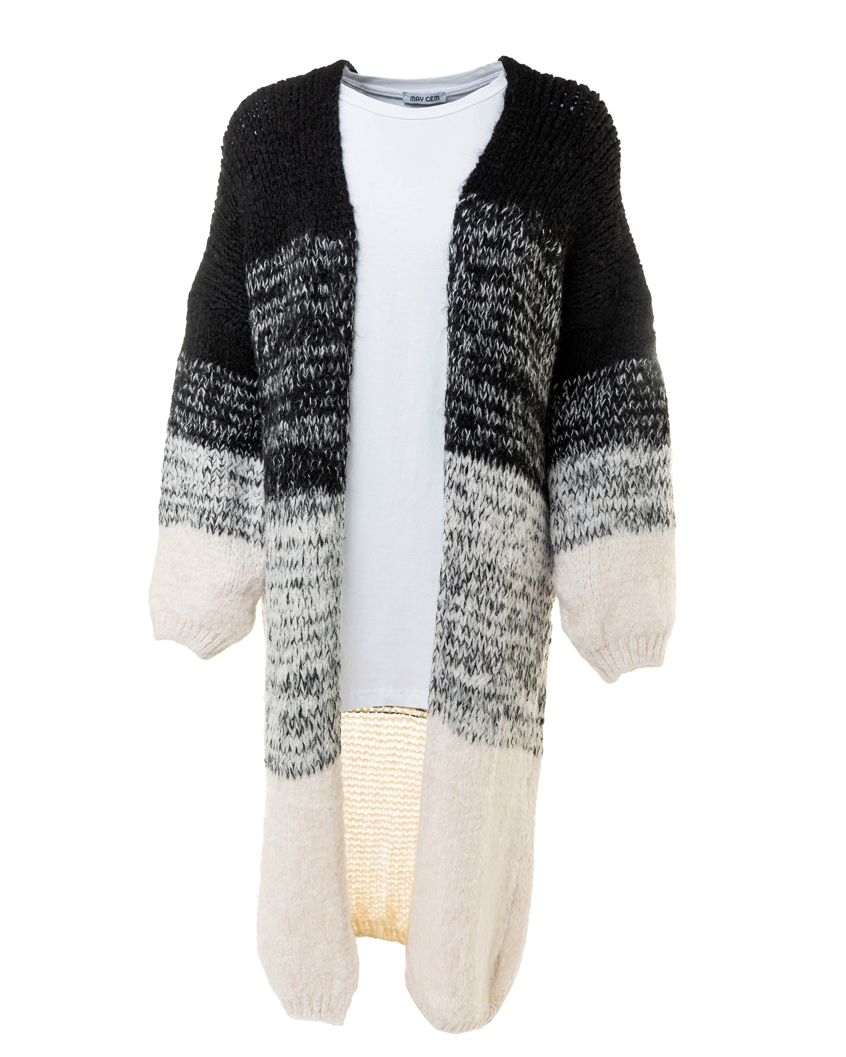 Strick Cardigan Ombre