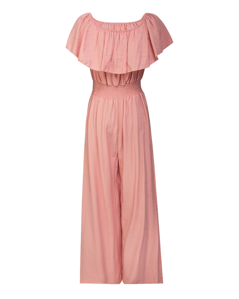 Maxi Jumpsuit mit Carmen-Ausschnitt Maxi Jumpsuit mit Carmen-Ausschnitt
