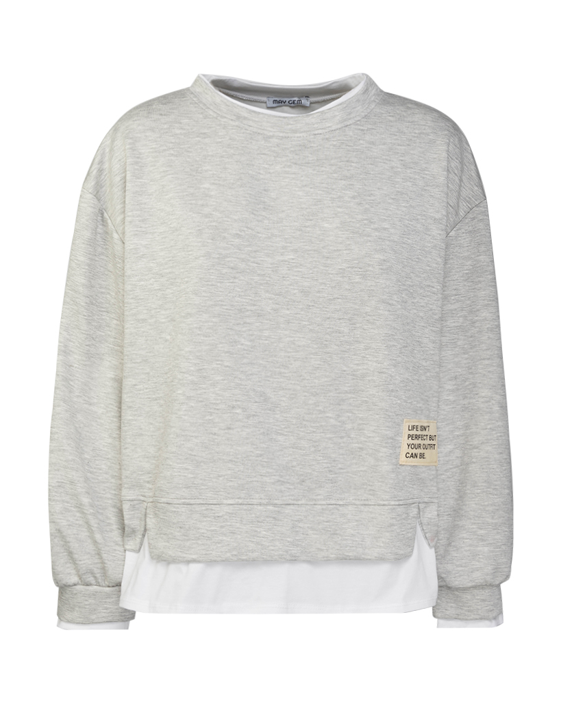 Soft Jersey Pullover doppelter Bund Soft Jersey Pullover doppelter Bund