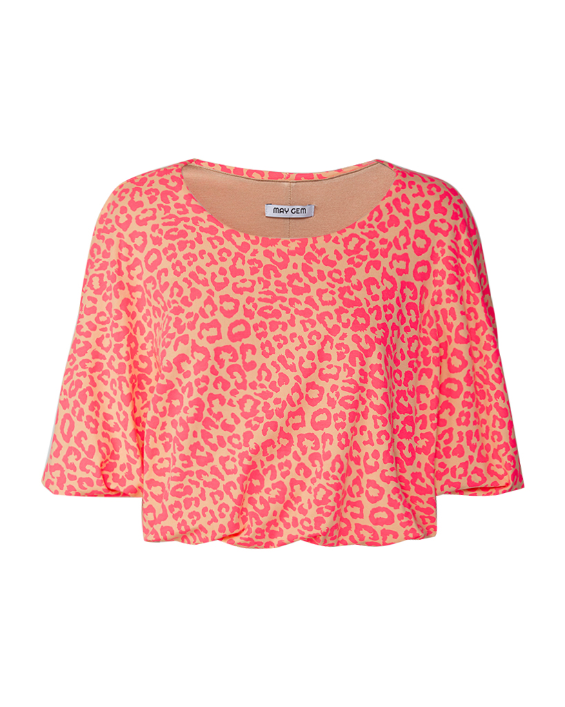 Balloon T-Shirt Leo-Print – Lässiges Statement-Shirt in One Size Balloon T-Shirt Leo-Print – Lässiges Statement-Shirt in One Size