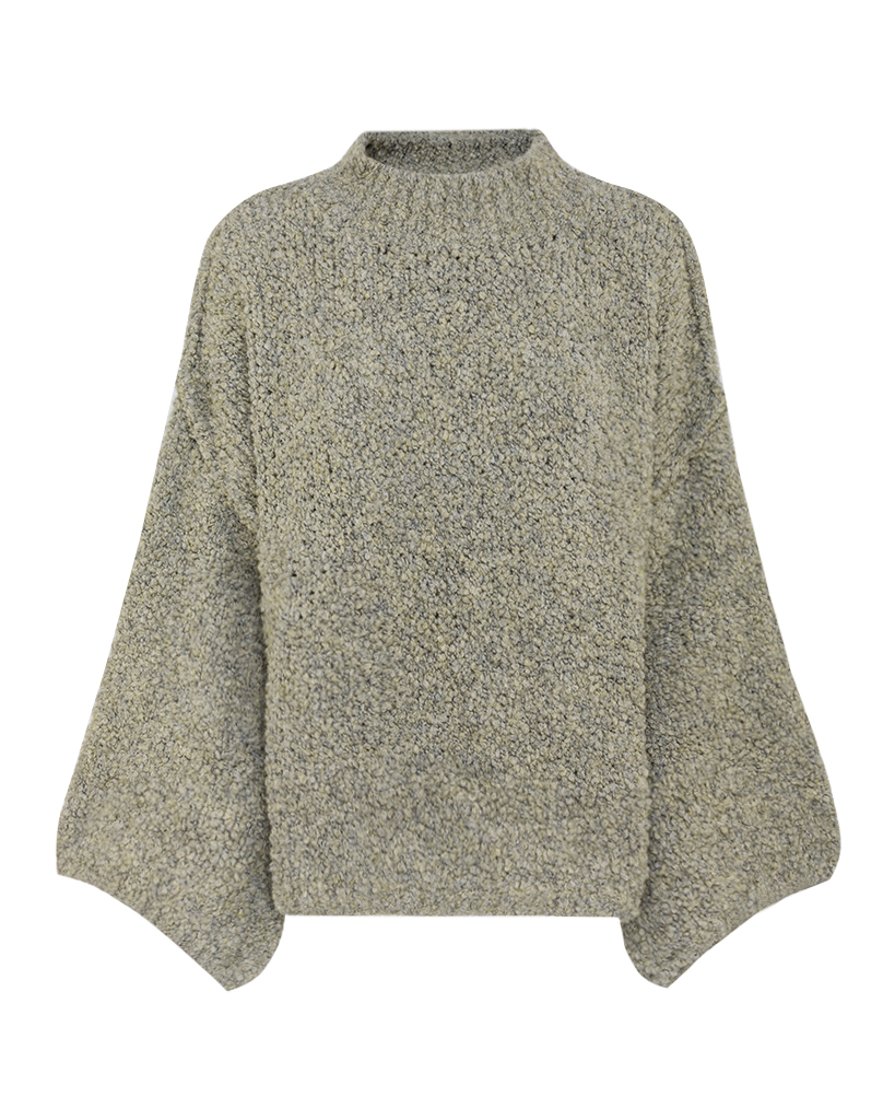 Strickpullover Boucle In-Out Naht