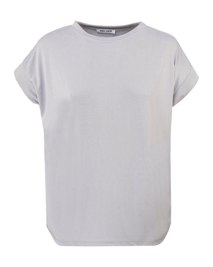 Soft-Jersey T-Shirt ohne Schulternaht