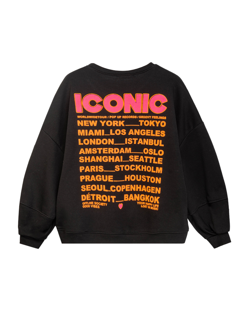 Oversize-Pullover mit Iconic-Print