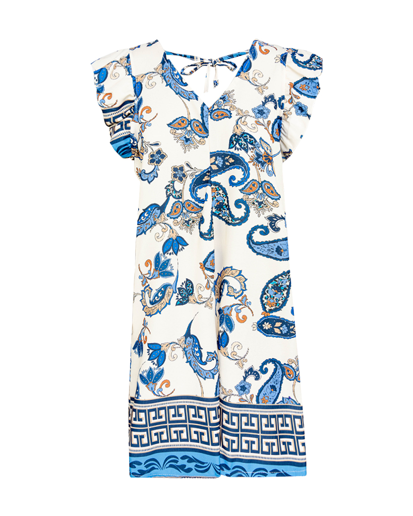 eleganter kurzer Jumpsuit mit Print