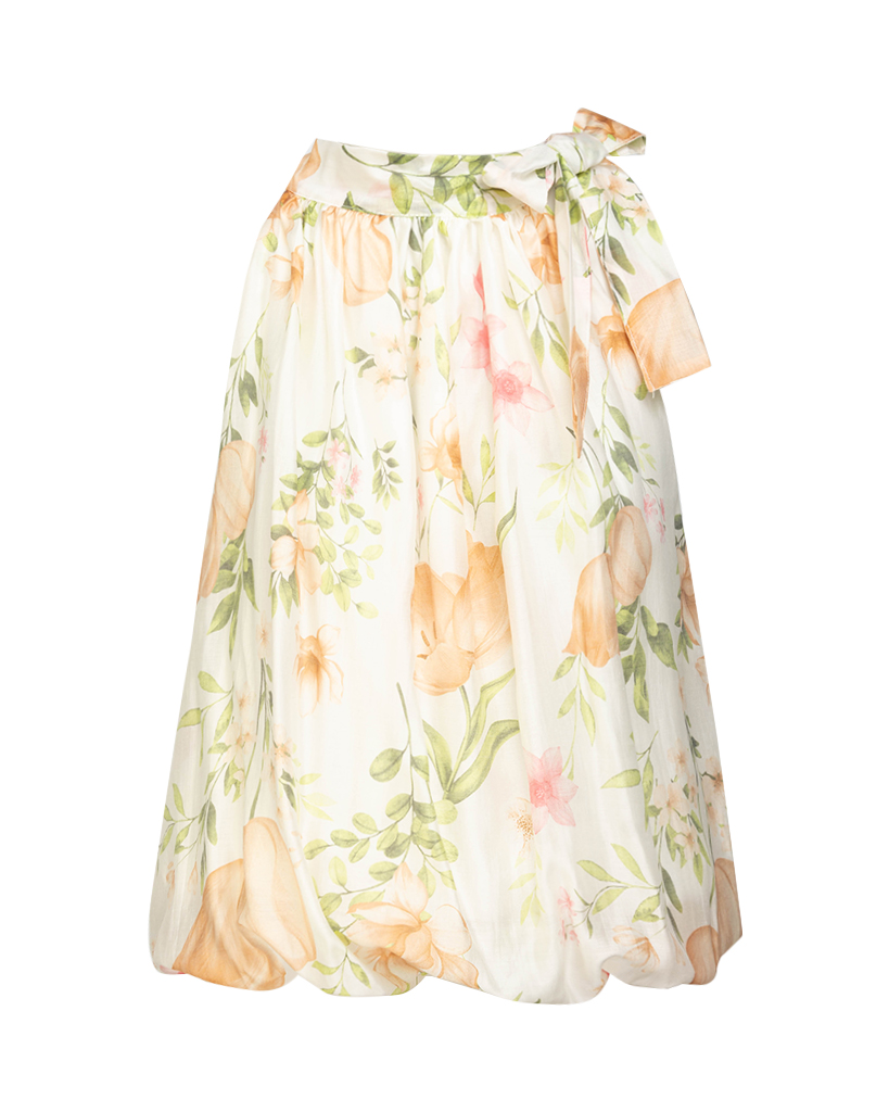 Top floral mit Schleife am Hals Top floral mit Schleife am Hals