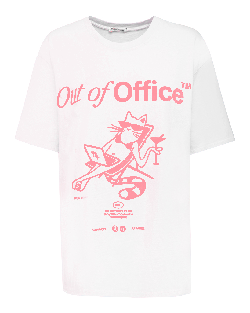 T-Shirt "Out of Office - Cat" T-Shirt "Out of Office - Cat"