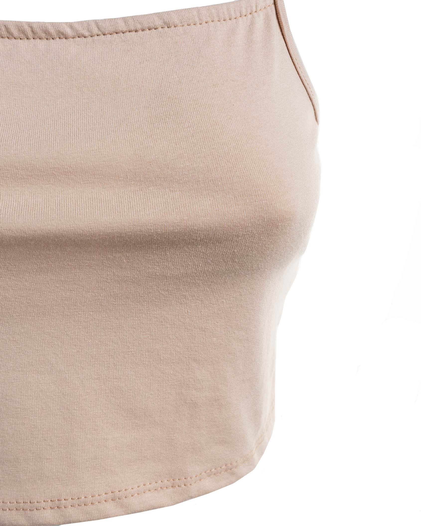Basic Crop-Top mit Spaghettiträgern Basic Crop-Top mit Spaghettiträgern