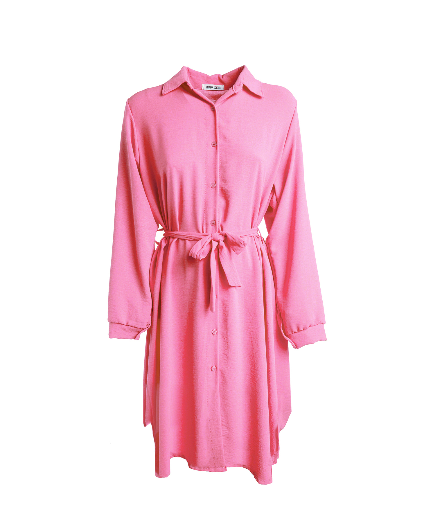 Hailey kurzes Hemdblusenkleid langarm Hailey kurzes Hemdblusenkleid langarm