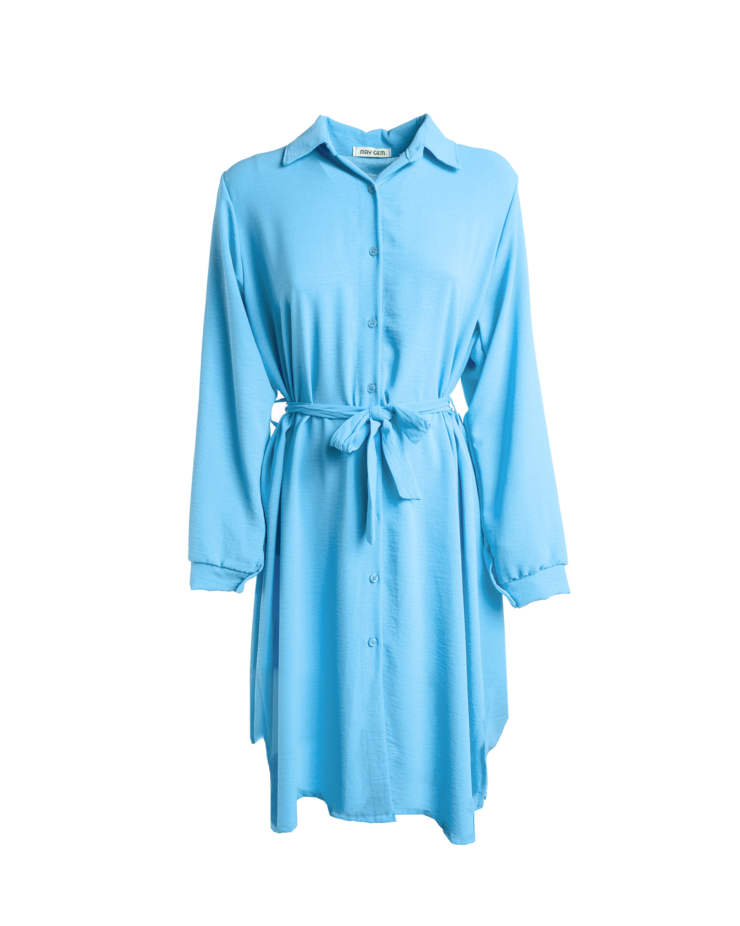 Hailey kurzes Hemdblusenkleid langarm Hailey kurzes Hemdblusenkleid langarm