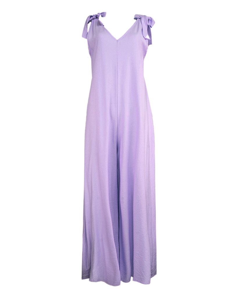 Oversize Jumpsuit mit Schulter-Schnürung