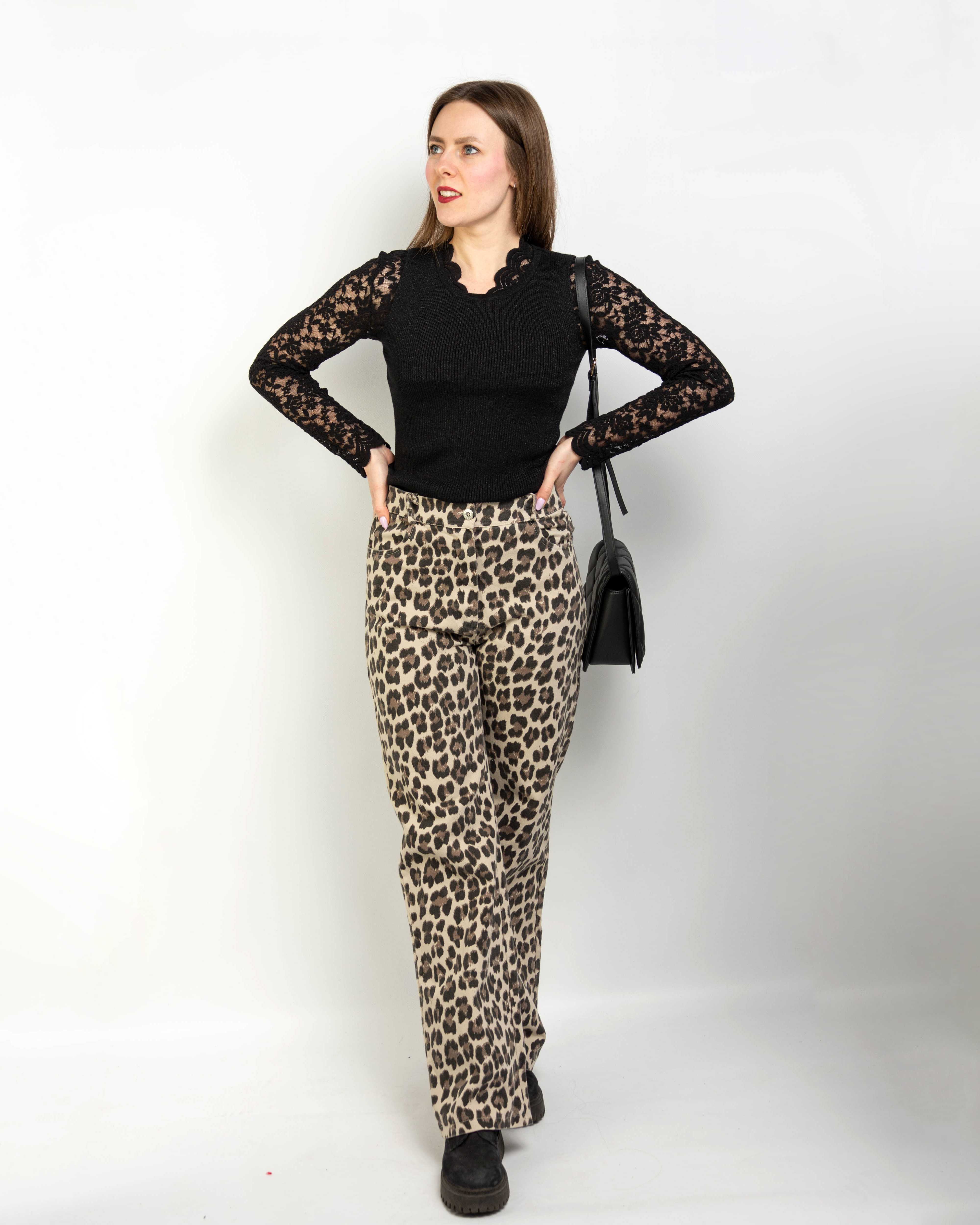Spitzen Langarmshirt Spitzen Langarmshirt