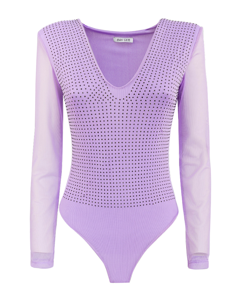 Body mit Strasssteinen Body mit Strasssteinen