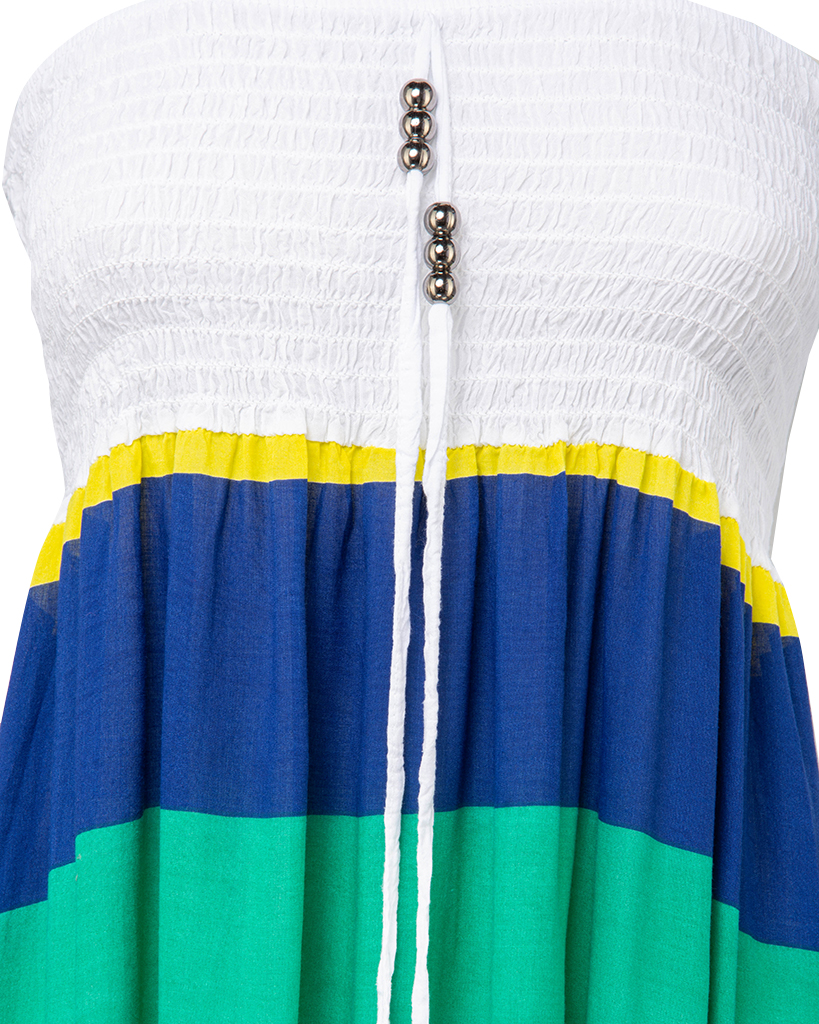 Midi Kleid Bandeau Neckholder Midi Kleid Bandeau Neckholder