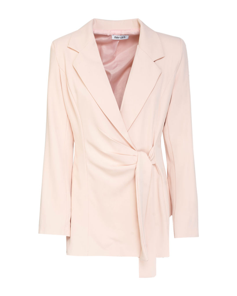 Blazer mit seitlicher Schnürung Blazer mit seitlicher Schnürung