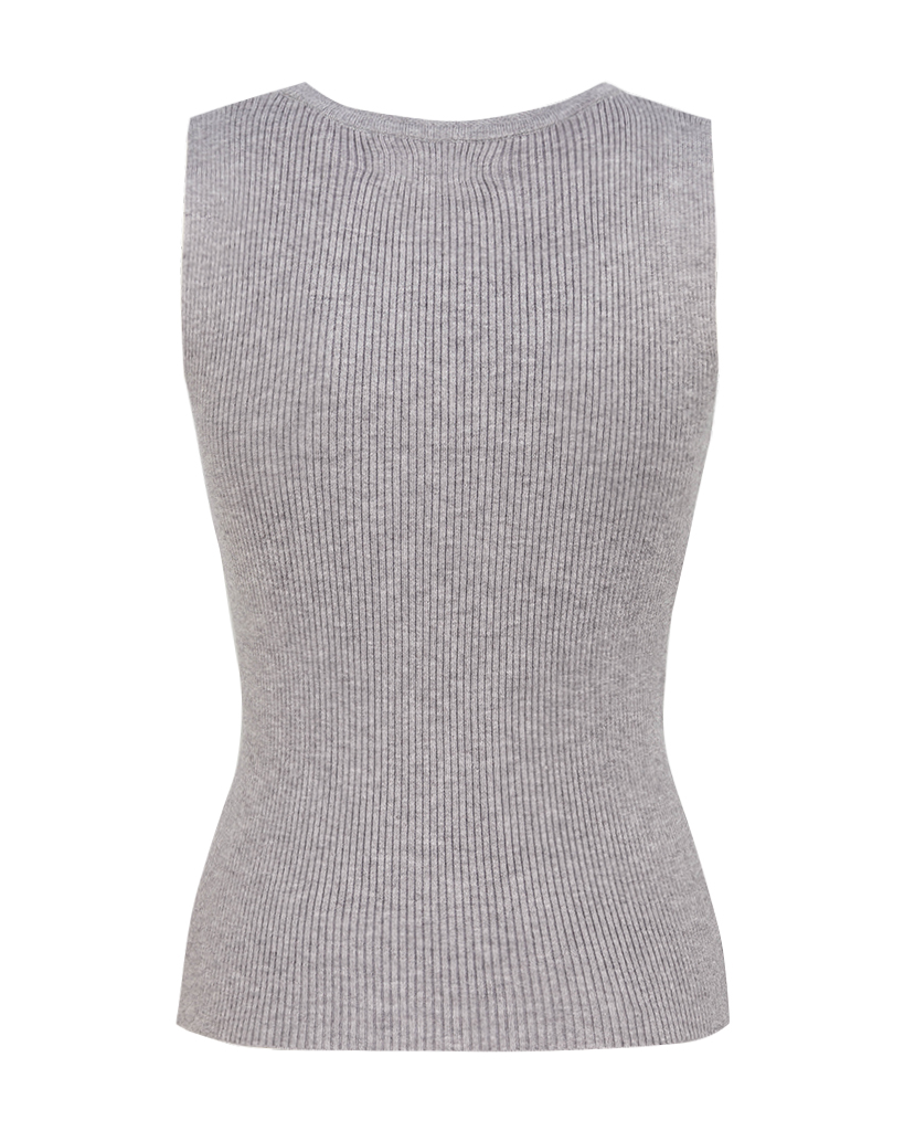 Top mit A-Herz aus Rippstoff Top mit A-Herz aus Rippstoff