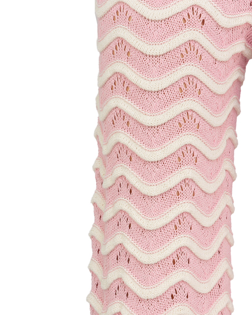 Set Strick: Polunder und Hose mit Streifen Set Strick: Polunder und Hose mit Streifen