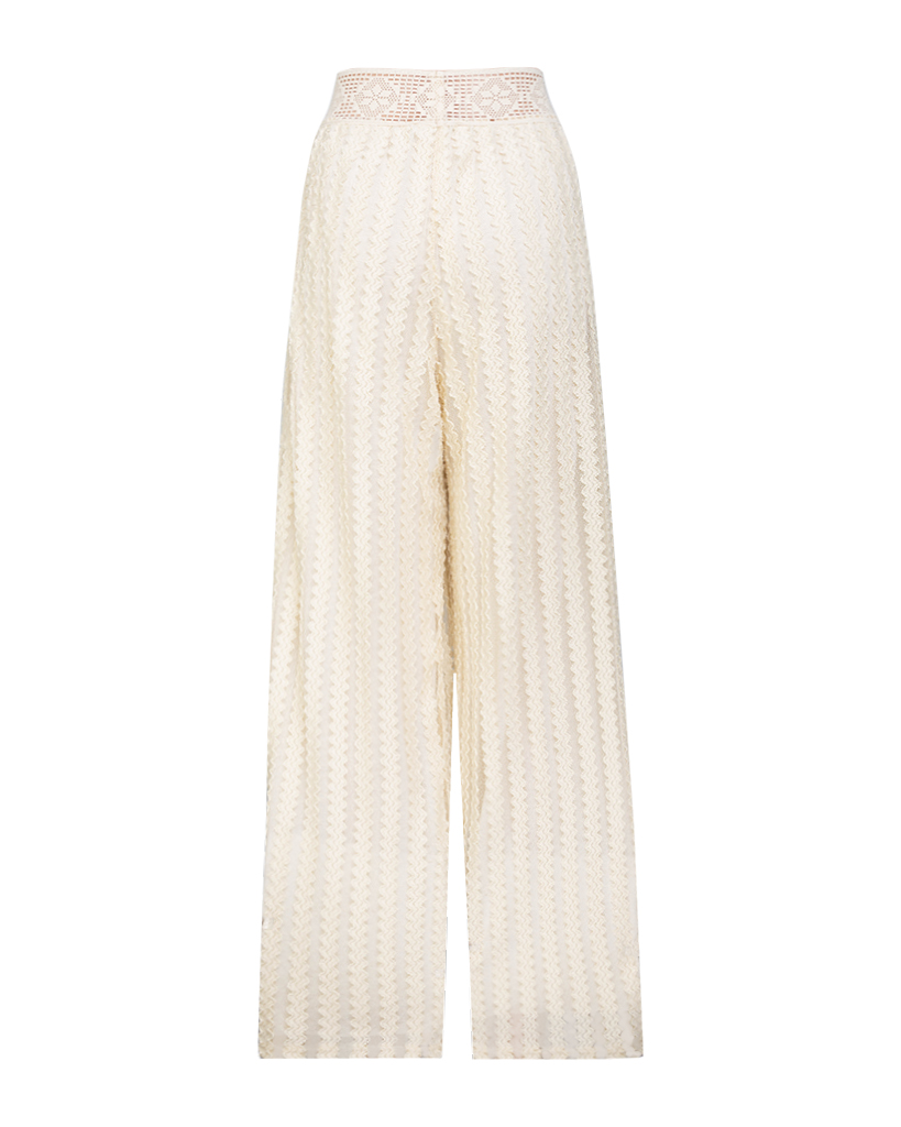 Hose aus Spitze weiß glitzernd