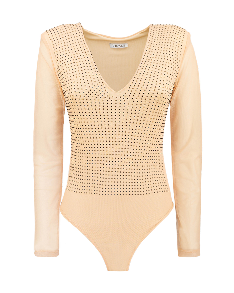 Body mit Strasssteinen Body mit Strasssteinen