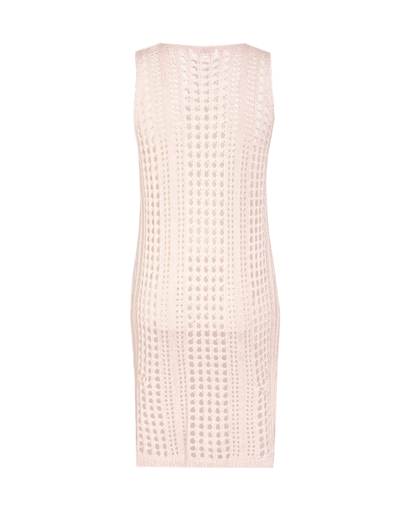 Midi Netz-Kleid ärmellos Midi Netz-Kleid ärmellos