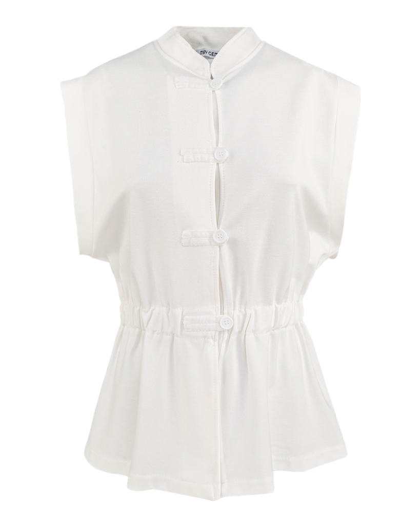 Jersey Weste Schlaufen-Verschluss Jersey Weste Schlaufen-Verschluss