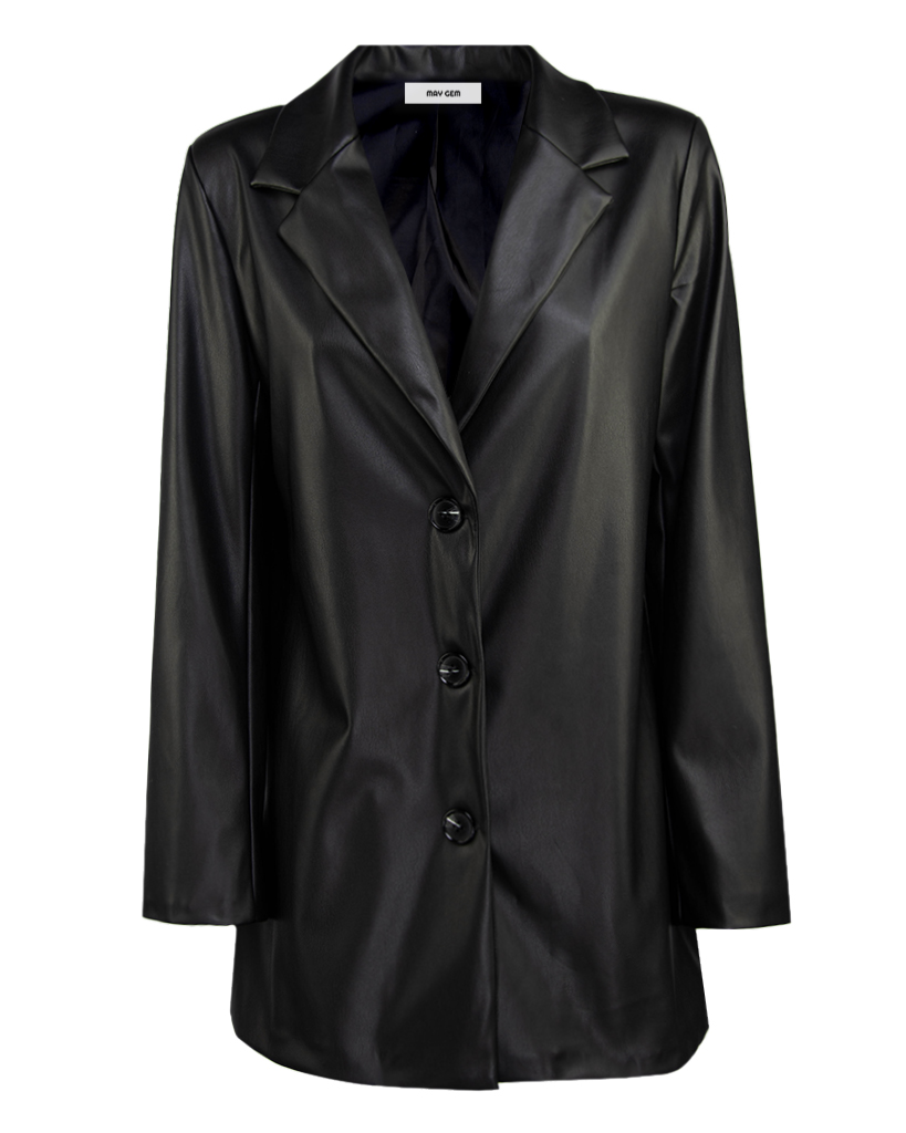 Blazer lang Leder Vegan Blazer lang Leder Vegan