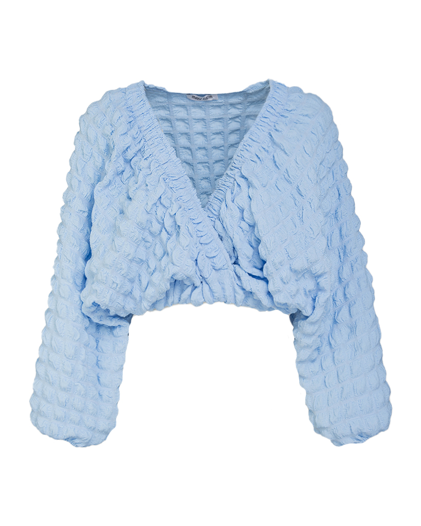 Bubble langarm Top