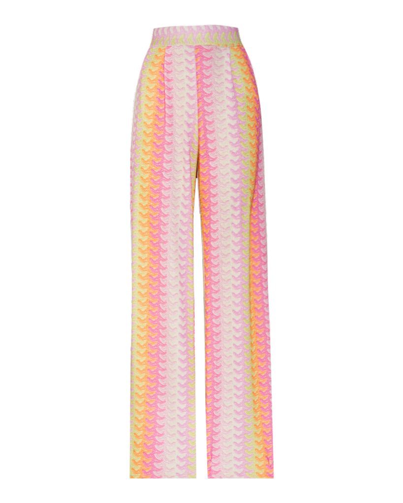 Feinstrick Hose mit Lurex Muster Feinstrick Hose mit Lurex Muster