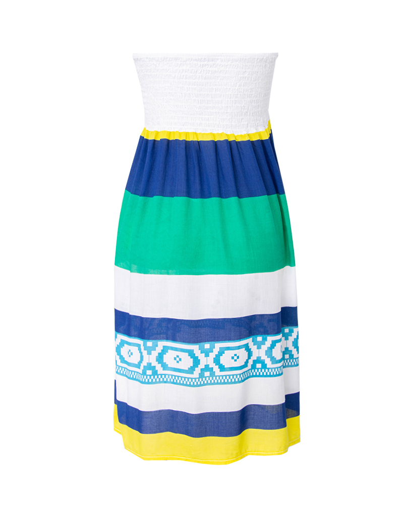 Midi Kleid Bandeau Neckholder Midi Kleid Bandeau Neckholder