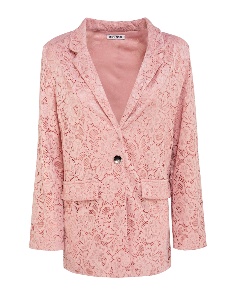Set: Blazer und Hose aus Spitze Set: Blazer und Hose aus Spitze