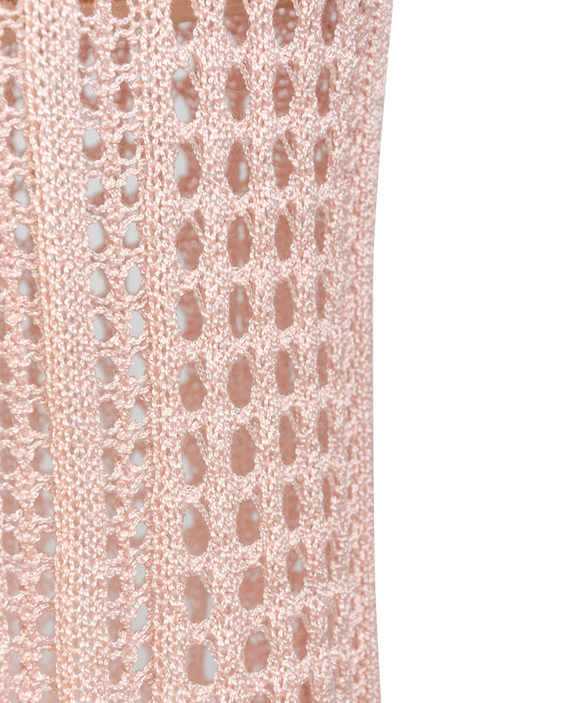 Midi Netz-Kleid ärmellos Midi Netz-Kleid ärmellos