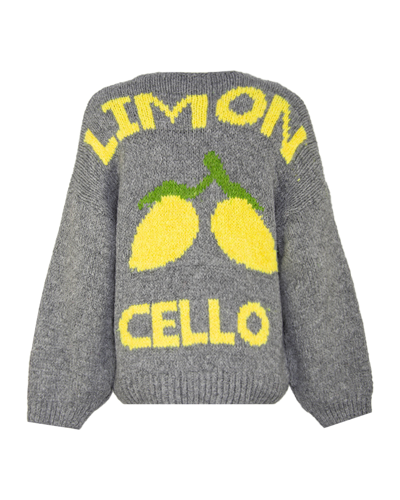 Strick Jacke Zitronen "LIMONCELLO"