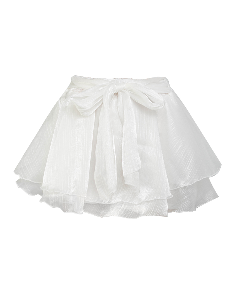 Skort Organza mit Schleife Skort Organza mit Schleife