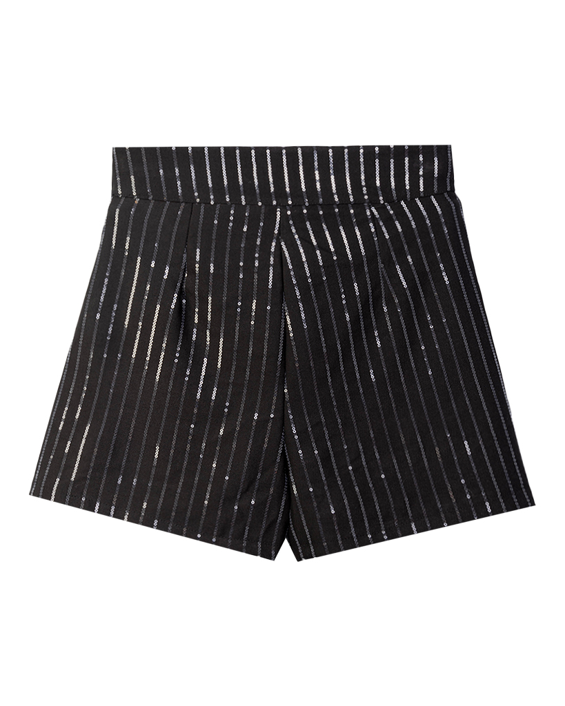 Hosenrock mit streifen aus Pailletten