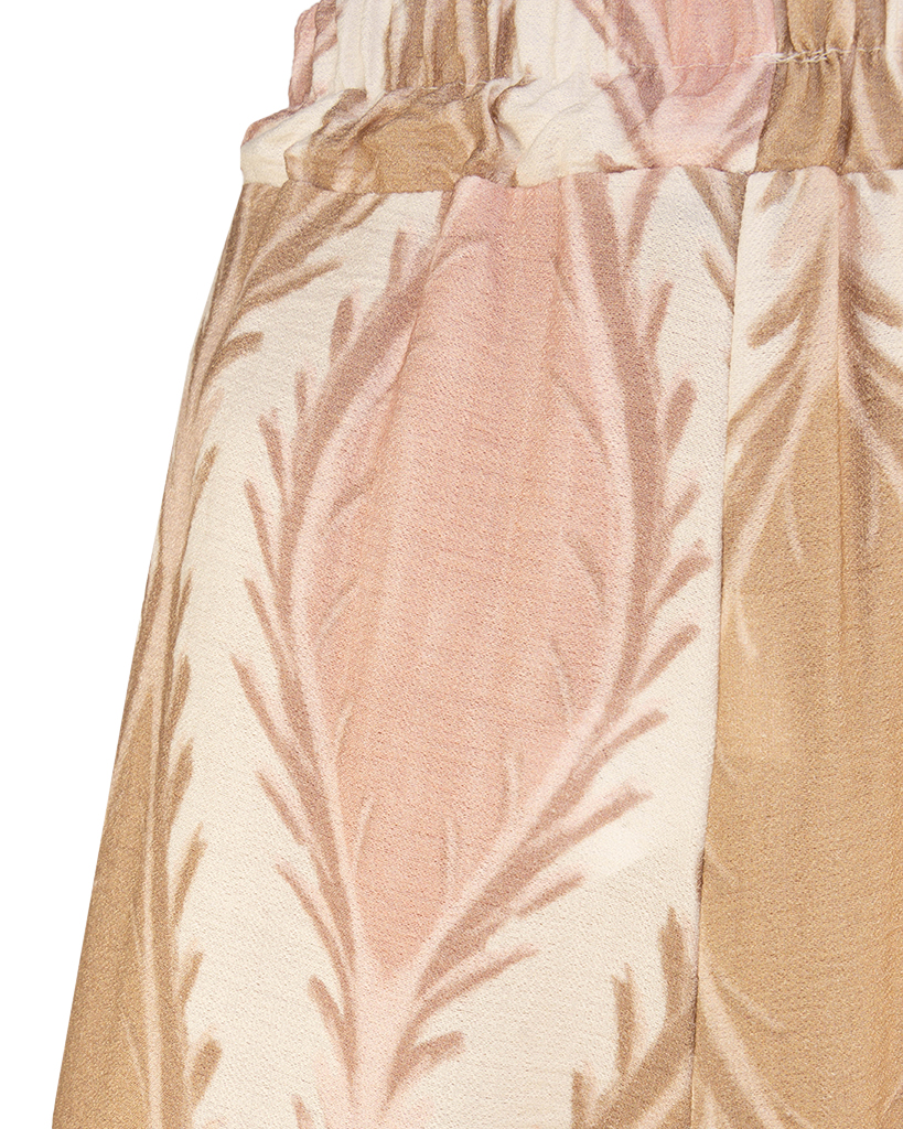 weite Hose mit Muster
