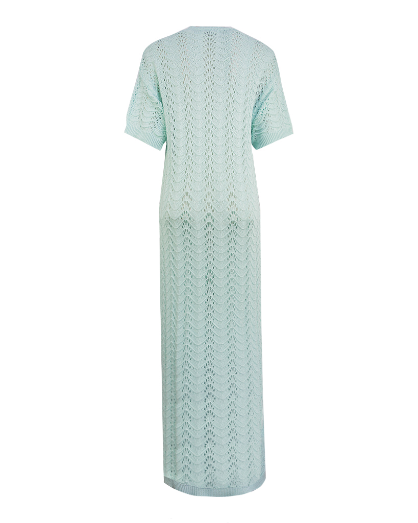 maxi Kleid Strick-Shirt maxi Kleid Strick-Shirt