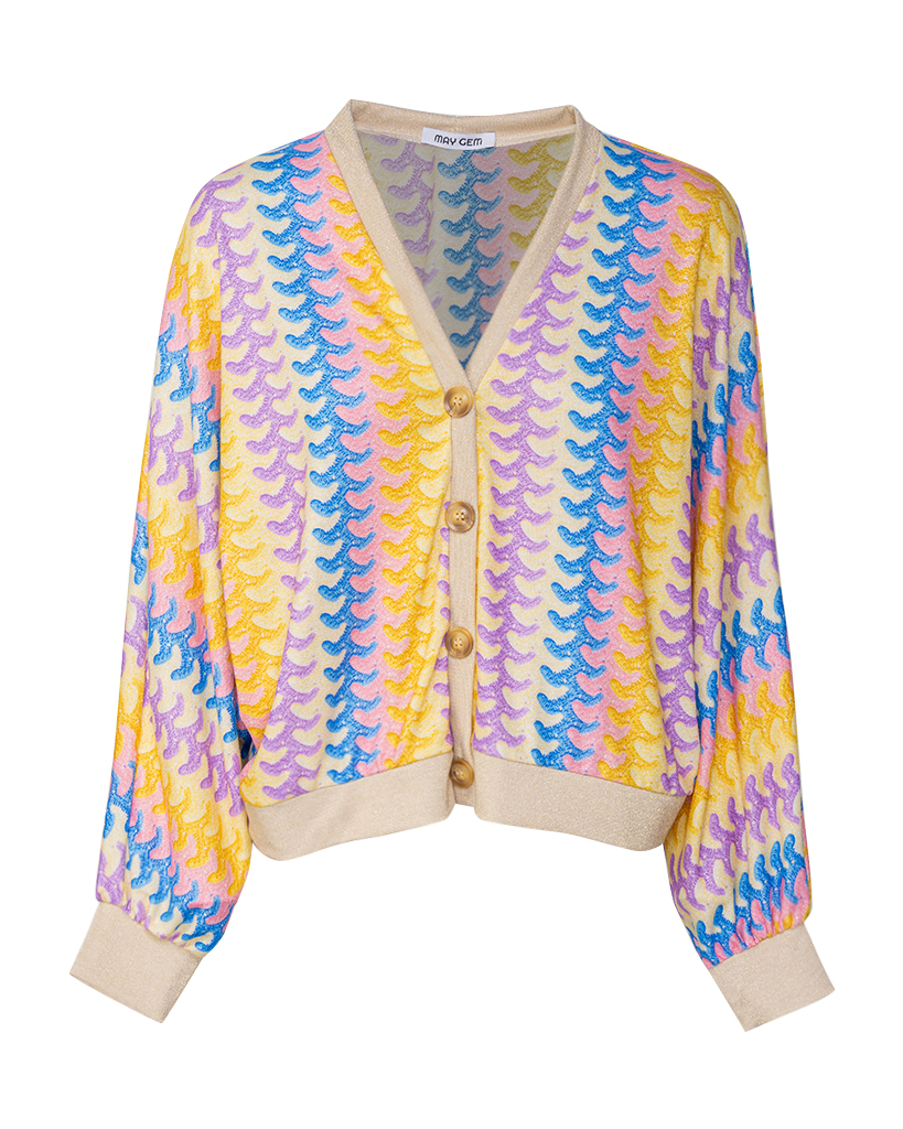 Karo Cardigans mit Lyrex Karo Cardigans mit Lyrex