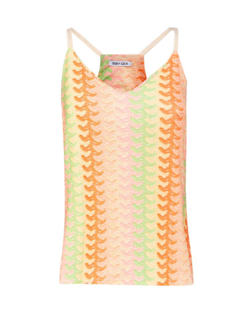 Feinstrick Top mit Lurex Muster Feinstrick Top mit Lurex Muster