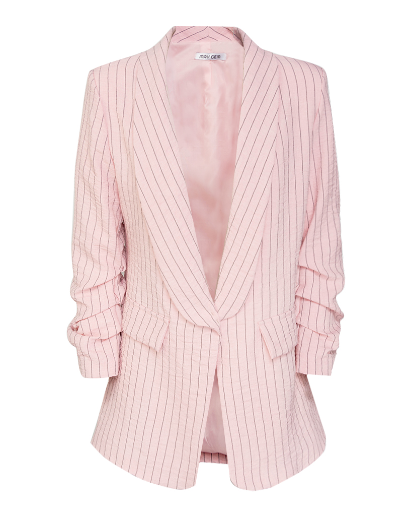 Blazer Nadelstreifen Leinen-Optik Blazer Nadelstreifen Leinen-Optik