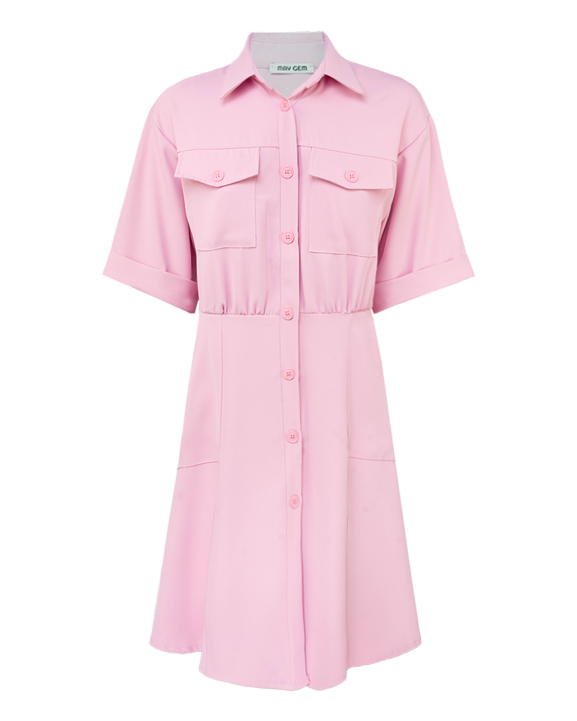 Midi Kleid mit Taschen Midi Kleid mit Taschen