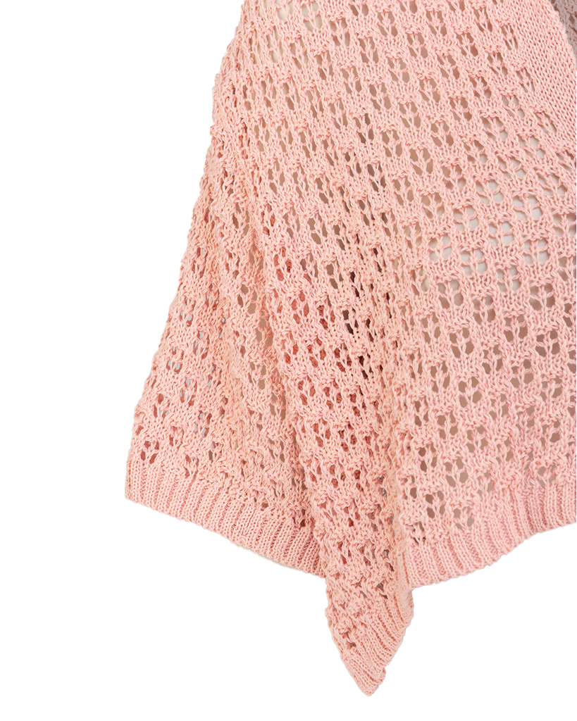 Set: Crop-Shirt mit Rock aus Strick